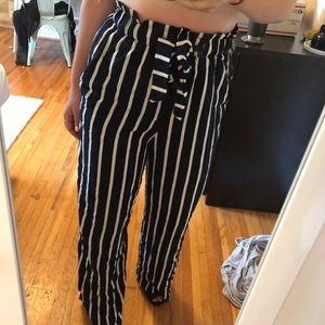 Fare striped pants
